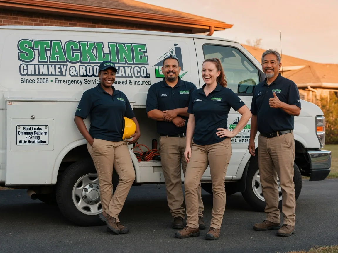 Chimney flashing repair company in Hanna City, IL